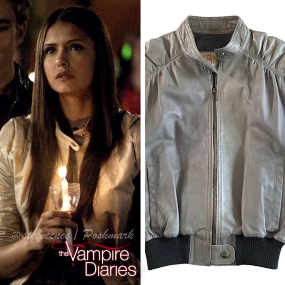 [INTEREST CHECK] KRMA Gray Jade Leather Jacket ALT ASO Elena Gilbert